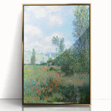 Impressionist Wall Art - View of Vétheuil by Monet