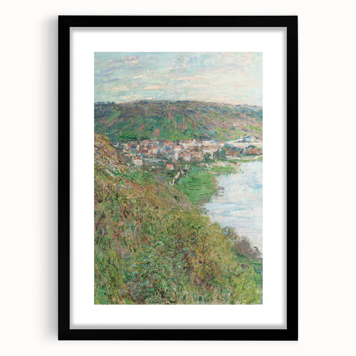 Impressionist Wall Art - View of Vétheuil by Monet
