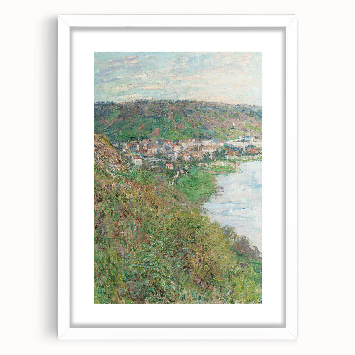 Impressionist Wall Art - View of Vétheuil by Monet