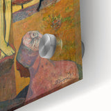 The Yellow Christ Modern Wall Art – Vibrant Religious Masterpiece