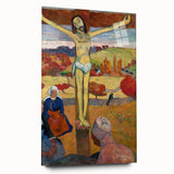 The Yellow Christ Modern Wall Art – Vibrant Religious Masterpiece