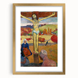 The Yellow Christ Modern Wall Art – Vibrant Religious Masterpiece