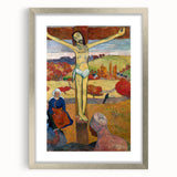 The Yellow Christ Modern Wall Art – Vibrant Religious Masterpiece