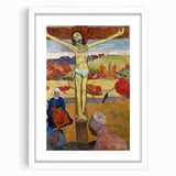 The Yellow Christ Modern Wall Art – Vibrant Religious Masterpiece