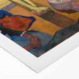 The Yellow Christ Modern Wall Art – Vibrant Religious Masterpiece