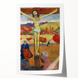The Yellow Christ Modern Wall Art – Vibrant Religious Masterpiece