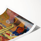 The Yellow Christ Modern Wall Art – Vibrant Religious Masterpiece