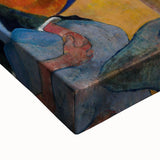 The Yellow Christ Modern Wall Art – Vibrant Religious Masterpiece