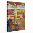 The Yellow Christ Modern Wall Art – Vibrant Religious Masterpiece