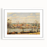 Pissarro’s View on the Cotton Mill - Impressionist Industrial Wall Art