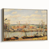 Pissarro’s View on the Cotton Mill - Impressionist Industrial Wall Art