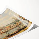 Pissarro’s View on the Cotton Mill - Impressionist Industrial Wall Art