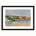 Cézanne’s Village at the Water’s Edge - Impressionist Wall Art