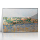 Cézanne’s Village at the Water’s Edge - Impressionist Wall Art