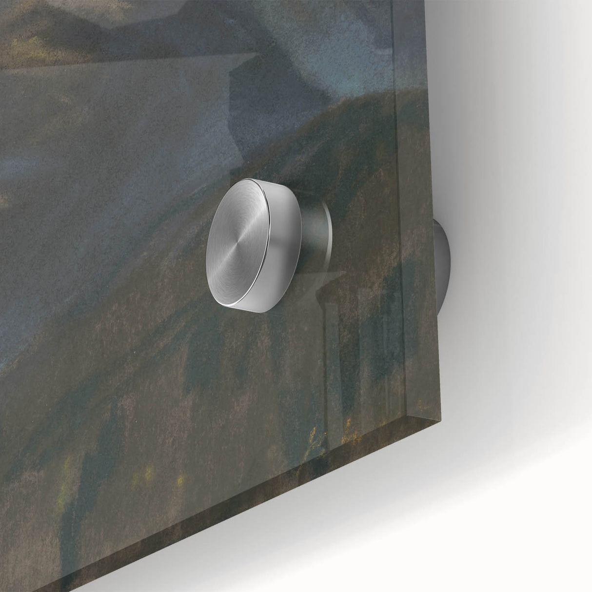 Spring Landscape Modern Wall Art – Serene Mountain Scene