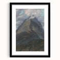 Spring Landscape Modern Wall Art – Serene Mountain Scene