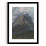 Spring Landscape Modern Wall Art – Serene Mountain Scene