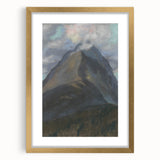 Spring Landscape Modern Wall Art – Serene Mountain Scene