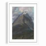 Spring Landscape Modern Wall Art – Serene Mountain Scene