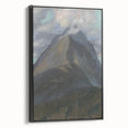 Spring Landscape Modern Wall Art – Serene Mountain Scene