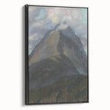 Spring Landscape Modern Wall Art – Serene Mountain Scene