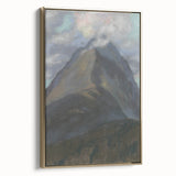 Spring Landscape Modern Wall Art – Serene Mountain Scene