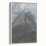 Spring Landscape Modern Wall Art – Serene Mountain Scene