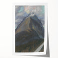Spring Landscape Modern Wall Art – Serene Mountain Scene