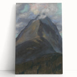 Spring Landscape Modern Wall Art – Serene Mountain Scene