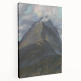 Spring Landscape Modern Wall Art – Serene Mountain Scene