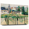Cézanne’s Village Square - Classic French Impressionist Wall Art