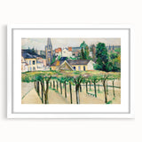 Cézanne’s Village Square - Classic French Impressionist Wall Art
