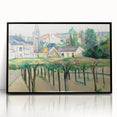 Cézanne’s Village Square - Classic French Impressionist Wall Art