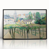 Cézanne’s Village Square - Classic French Impressionist Wall Art
