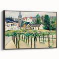 Cézanne’s Village Square - Classic French Impressionist Wall Art
