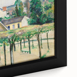 Cézanne’s Village Square - Classic French Impressionist Wall Art