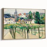 Cézanne’s Village Square - Classic French Impressionist Wall Art