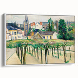 Cézanne’s Village Square - Classic French Impressionist Wall Art