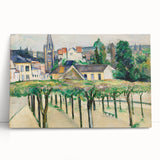 Cézanne’s Village Square - Classic French Impressionist Wall Art