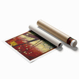 Impressionist Wall Art - Blooming Plum Orchard by Van Gogh