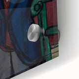 Self-Portrait Modern Wall Art – Bold Expressionist Portrait