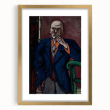 Self-Portrait Modern Wall Art – Bold Expressionist Portrait