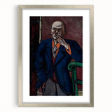 Self-Portrait Modern Wall Art – Bold Expressionist Portrait