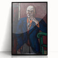 Self-Portrait Modern Wall Art – Bold Expressionist Portrait