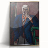 Self-Portrait Modern Wall Art – Bold Expressionist Portrait