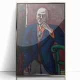 Self-Portrait Modern Wall Art – Bold Expressionist Portrait