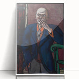 Self-Portrait Modern Wall Art – Bold Expressionist Portrait