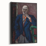 Self-Portrait Modern Wall Art – Bold Expressionist Portrait