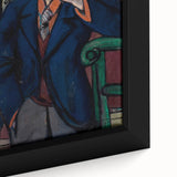 Self-Portrait Modern Wall Art – Bold Expressionist Portrait