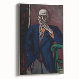 Self-Portrait Modern Wall Art – Bold Expressionist Portrait